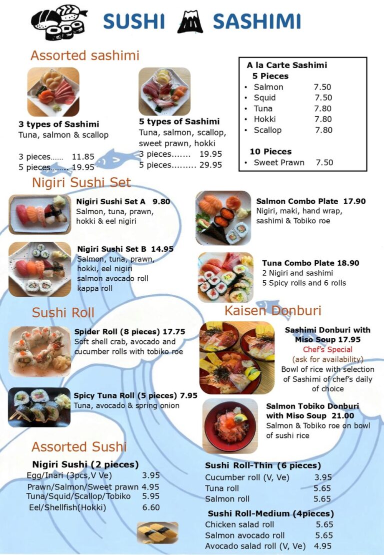 Sushi and Shashimi